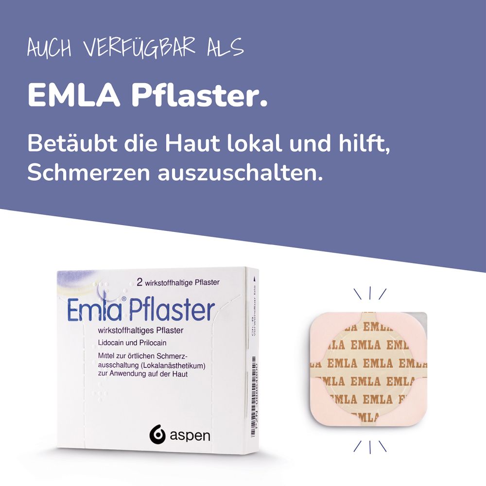 Emla 25 Mg/g + 25 Mg/g Creme + 12 Tegaderm  5X5 g Creme