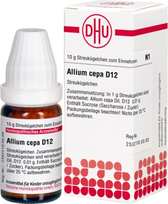ALLIUM CEPA D 12 Globuli 10 g Globuli
