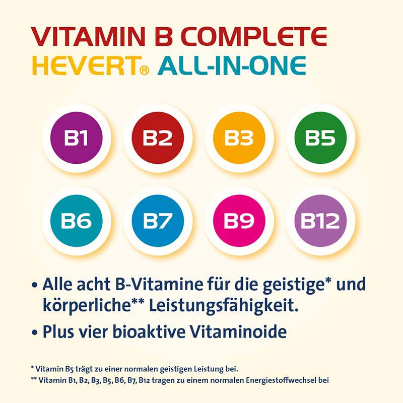 VITAMIN B COMPLETE HEVERT ALL-IN-ONE 60 St Kapseln