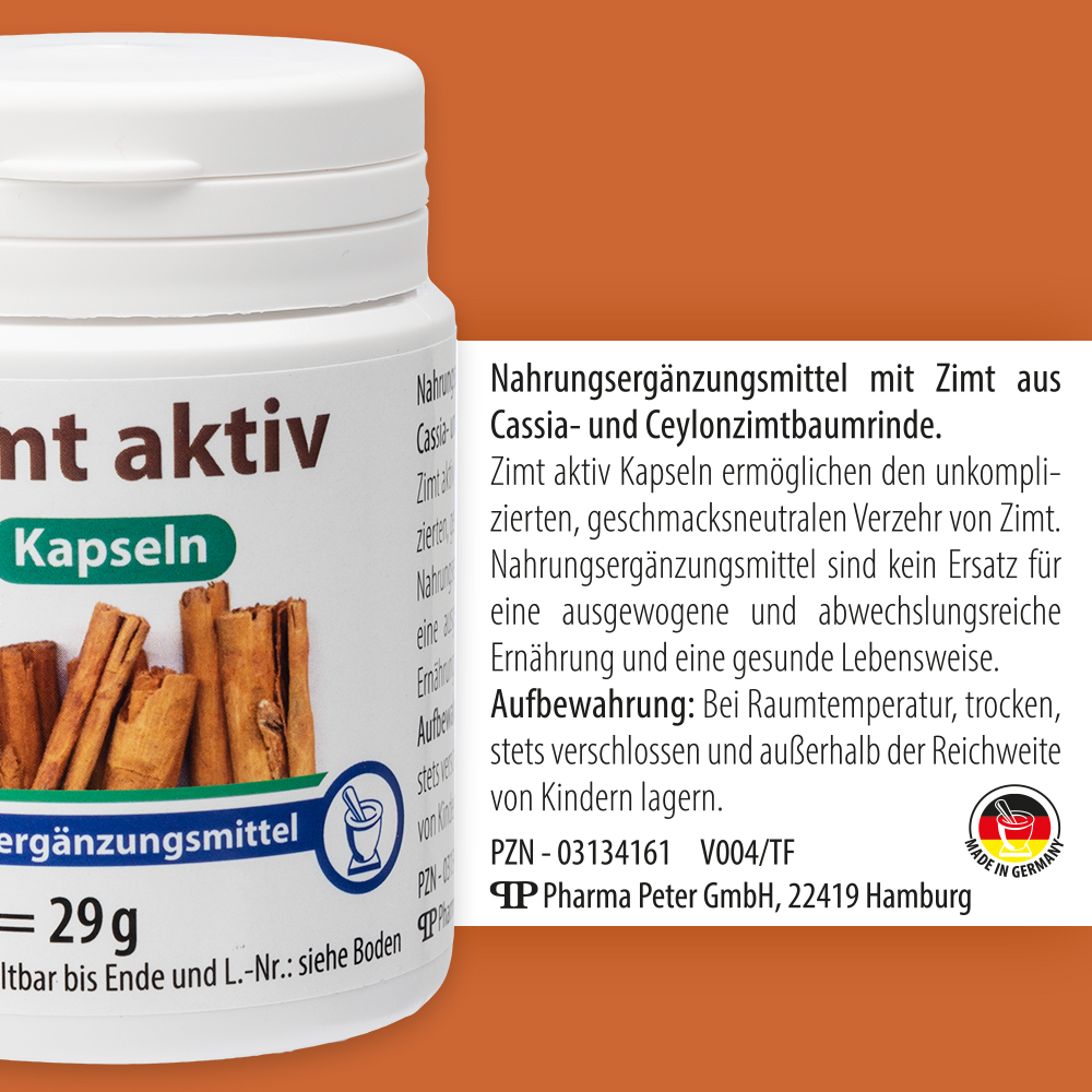Zimt aktiv Kapseln 60 St Kapseln