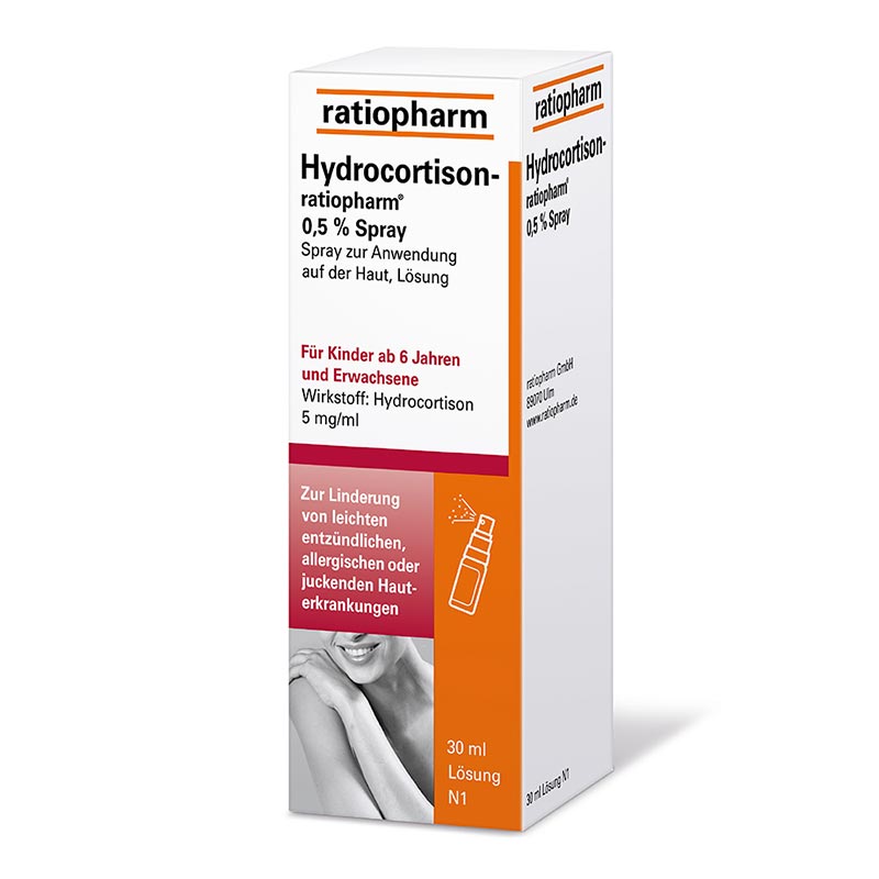 Hydrocortison-ratiopharm 0,5 %, Spray 30 ml Spray