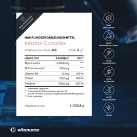 vitamaze INOSITOL COMPLEX  240 St Kapseln
