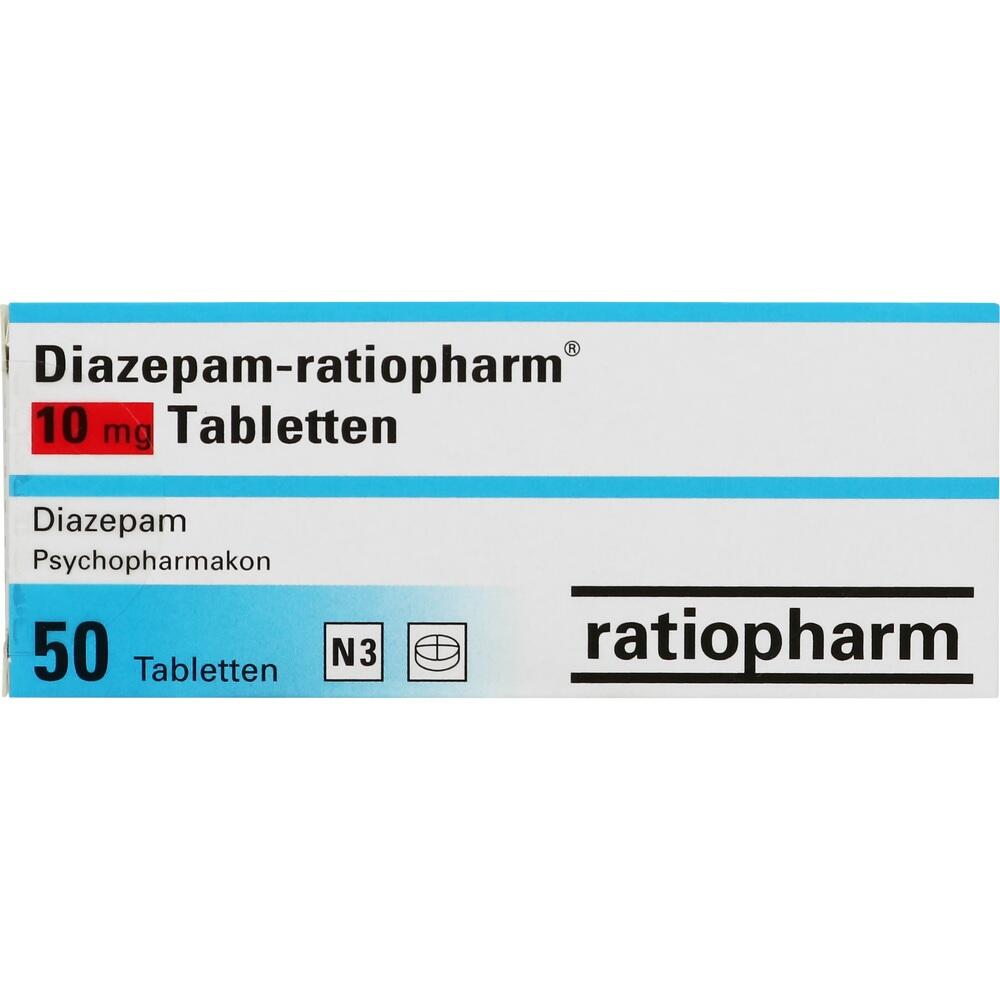 Diazepam-ratiopharm 10mg 50 St Tabletten
