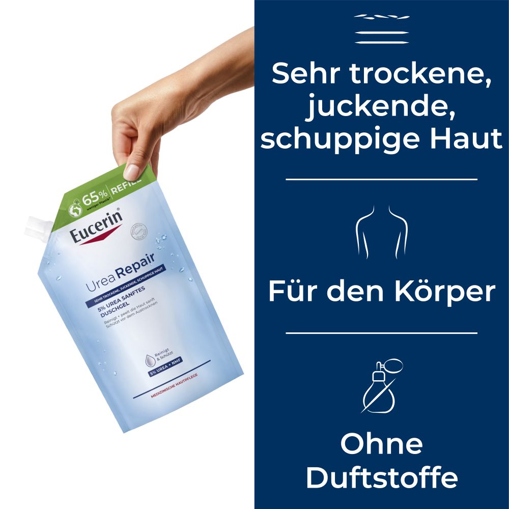 Eucerin UreaRepair 5% UREA DUSCHGEL Nachfüllbeutel 400 ml Duschgel