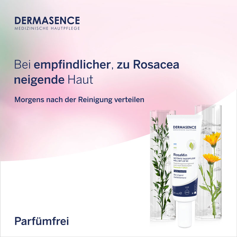 DERMASENCE RosaMin GETÖNTE TAGESPFLEGE HELL LSF 50 30 ml Creme