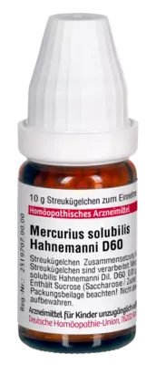 DHU Mercurius solubilis Hahnemanni D12 10 g Globuli