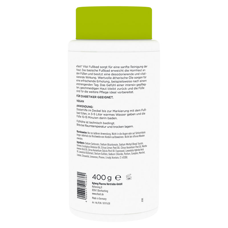 efasit VITAL FUSSBAD 400 g Bad