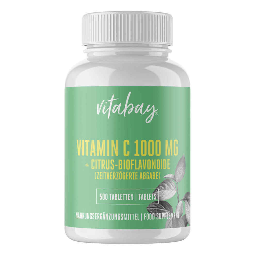 vitabay VITAMIN C 1000 MG + CITRUS-BIOFLAVONOIDE  500 St Tablette mit veränderter Wirkstofffreisetzung