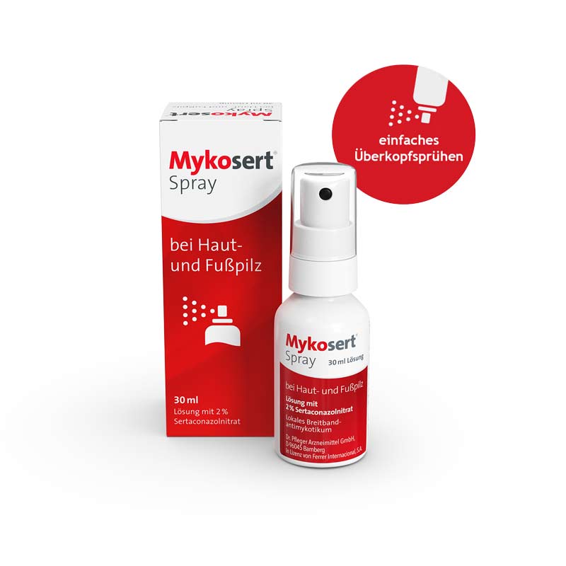 Mykosert Spray bei Haut- und Fußpilz 30 ml Lösung