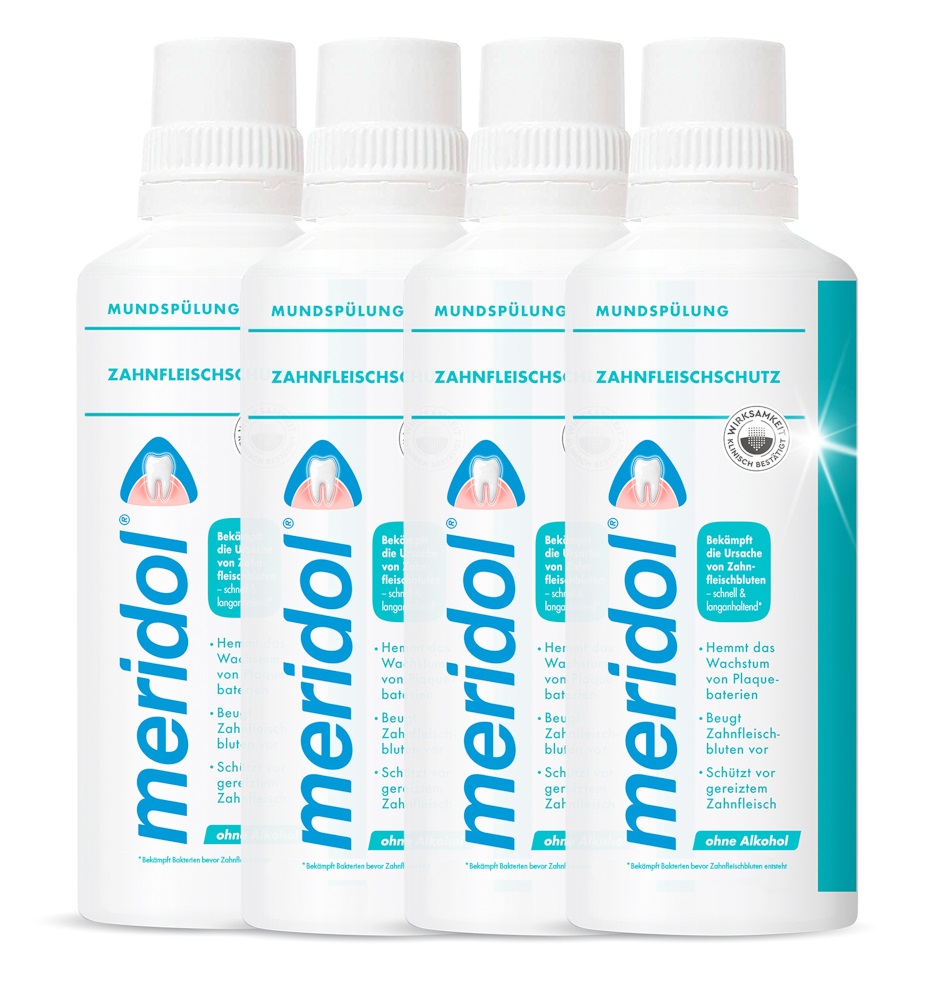meridol ZAHNFLEISCHSCHUTZ 4X400 ml Spüllösung