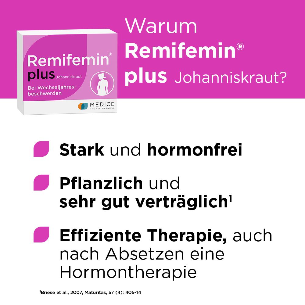 Remifemin plus Johanniskraut  60 St Filmtabletten