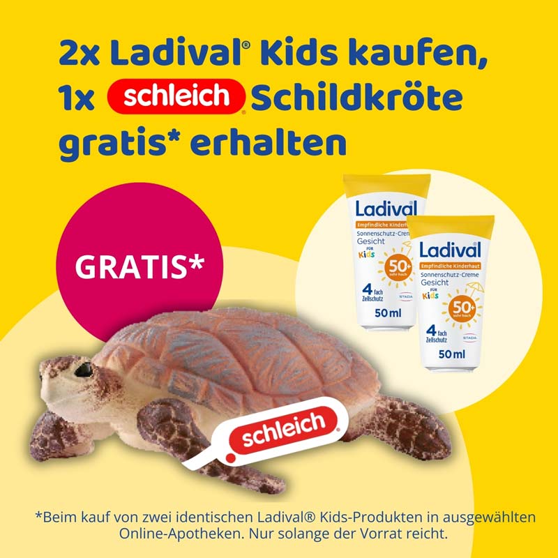 Ladival Empfindliche Kinderhaut Sonnenschutz-Creme Gesicht für Kids LSF 50+ 50 ml Creme