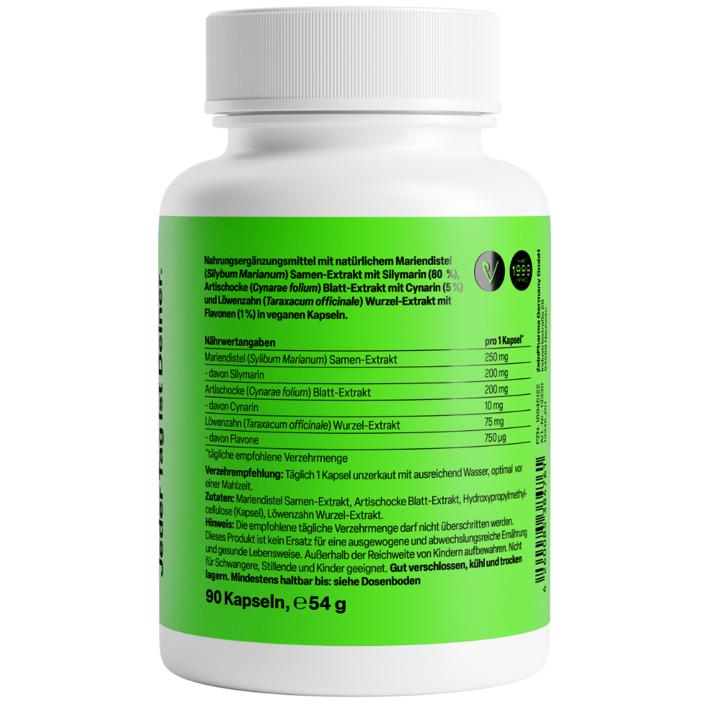 Zein Pharma Mariendistel Komplex 525 mg  90 St Kapseln