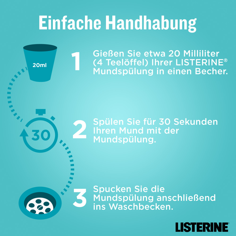 LISTERINE Cool Mint Mild  500 ml Lösung
