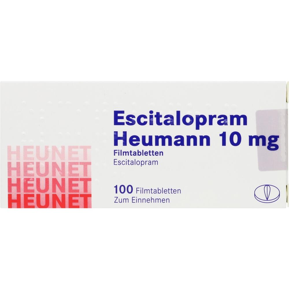 Escitalopram Heumann 10mg Heunet 100 St Filmtabletten