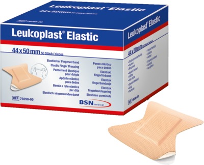 LEUKOPLAST Elastic Fingerkuppenpflaster 44x50 mm 50 St Pflaster