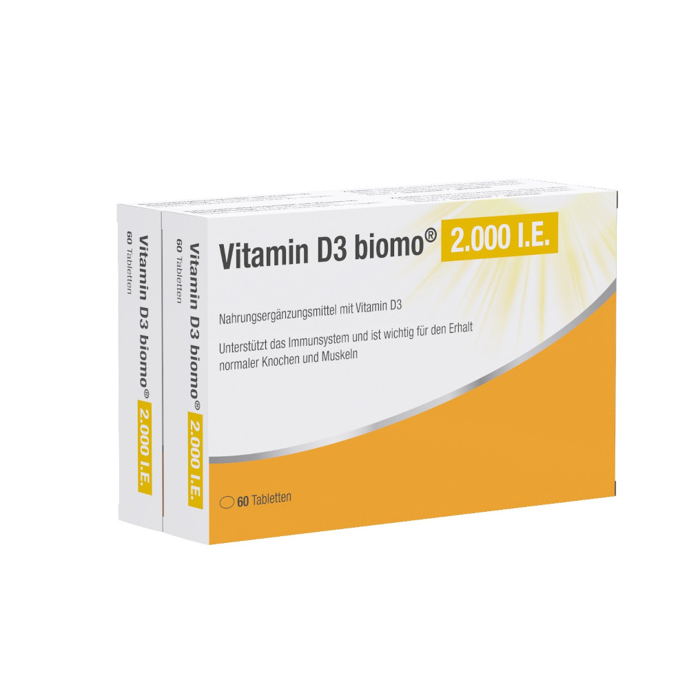 Vitamin D3 biomo 2.000 I.E. 120 St Tabletten
