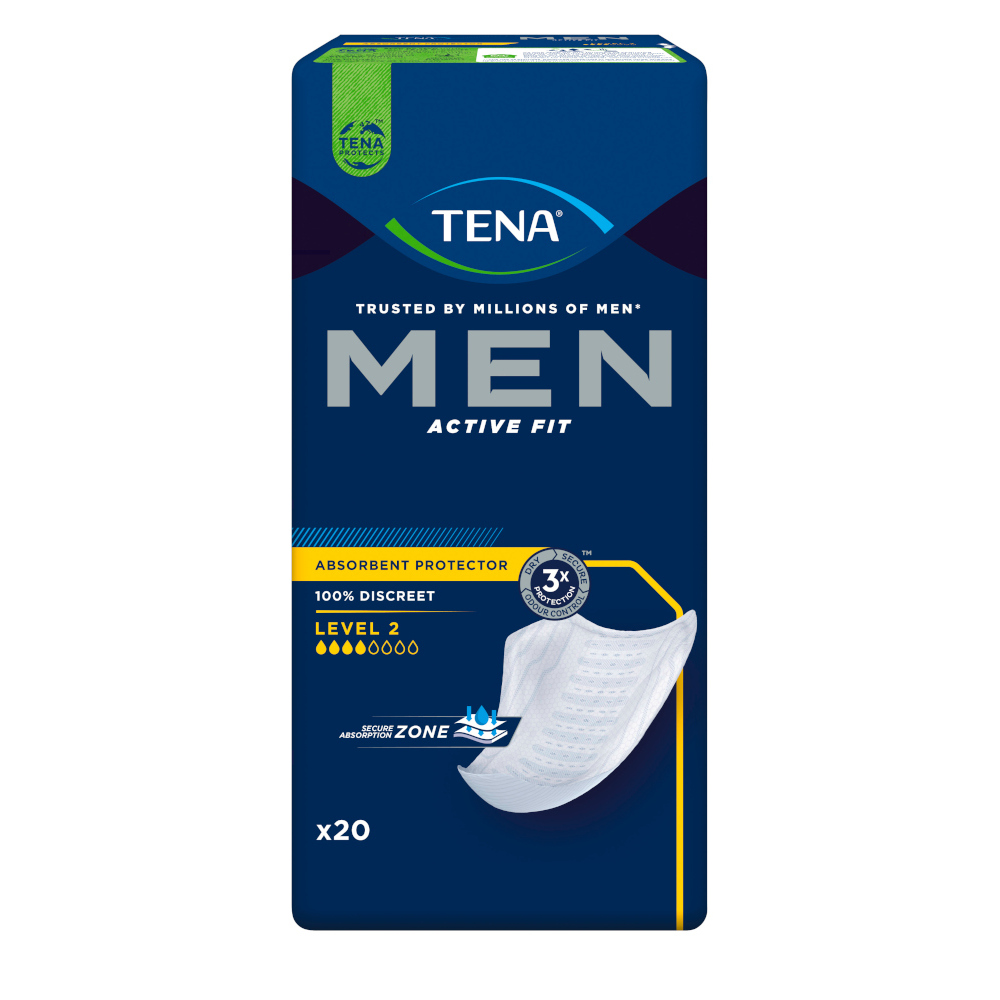 TENA MEN ACTIVE FIT LEVEL 2 Inkontinenzeinlagen  6X20 St