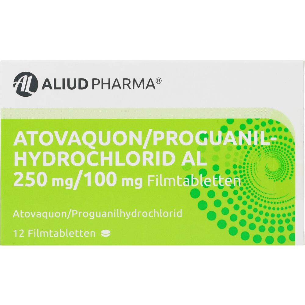 ATOVAQUON/PROGUANILHYDROCHLORID AL 250mg/100mg 12 St Filmtabletten