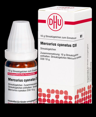 MERCURIUS CYANATUS D 30 Globuli 10 g Globuli