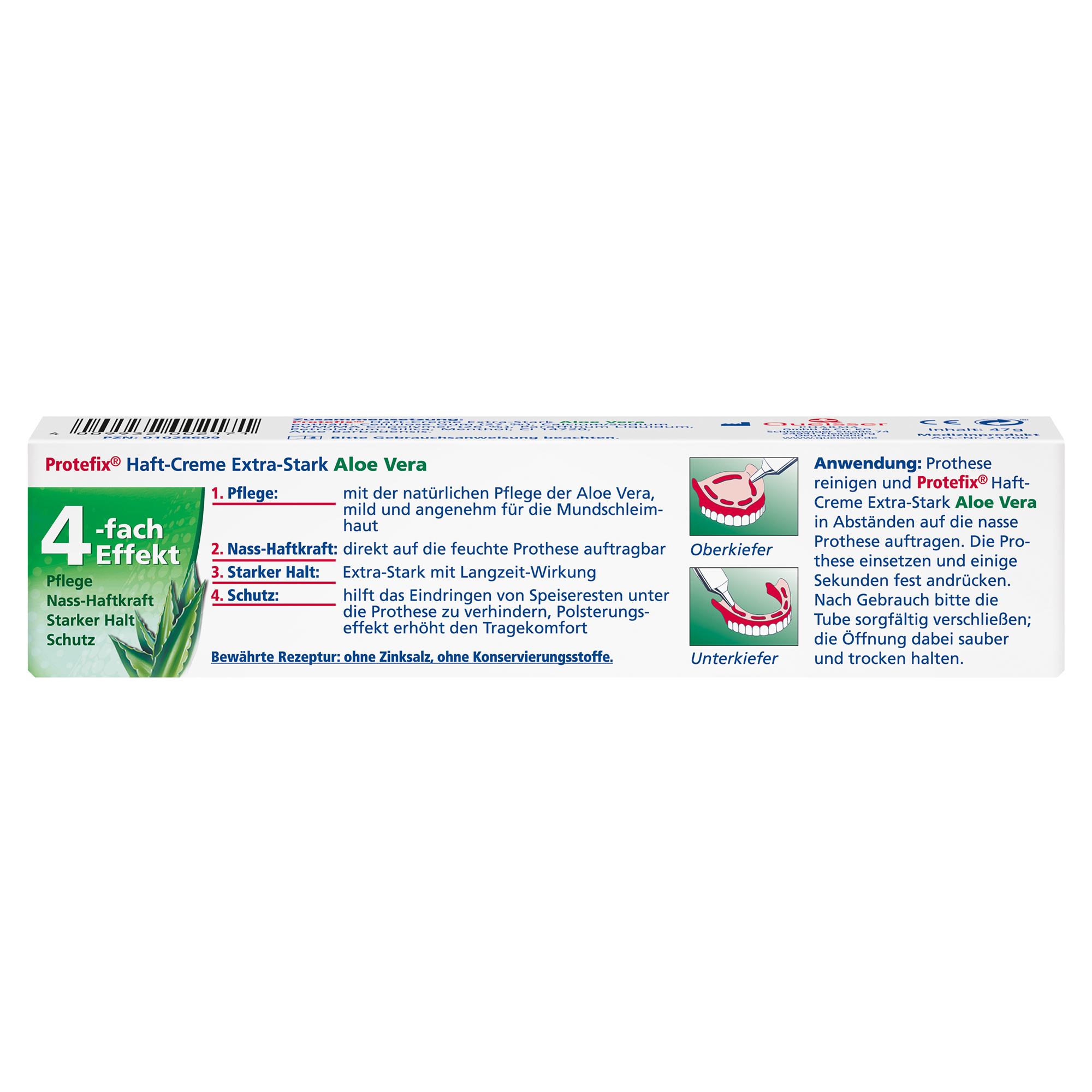 PROTEFIX Haftcreme Aloe Vera 47 g Creme