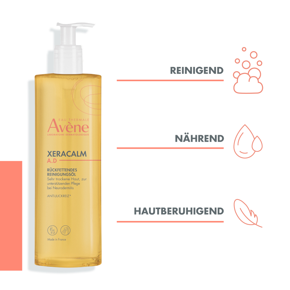 Avène XERACALM A.D RÜCKFETTENDES REINIGUNGSÖL  750 ml Öl