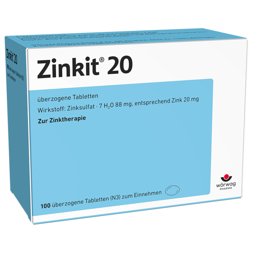 Zinkit 20 100 St Überzogene Tabletten