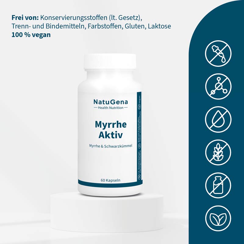 NatuGena Myrrhe Aktiv 60 St Kapseln