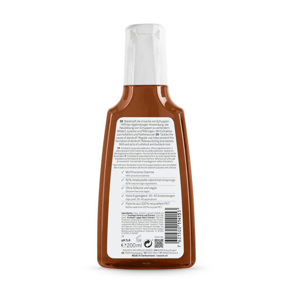 RAUSCH Anti-Schuppen-Shampoo mit Huflattich 200 ml 200 ml Shampoo