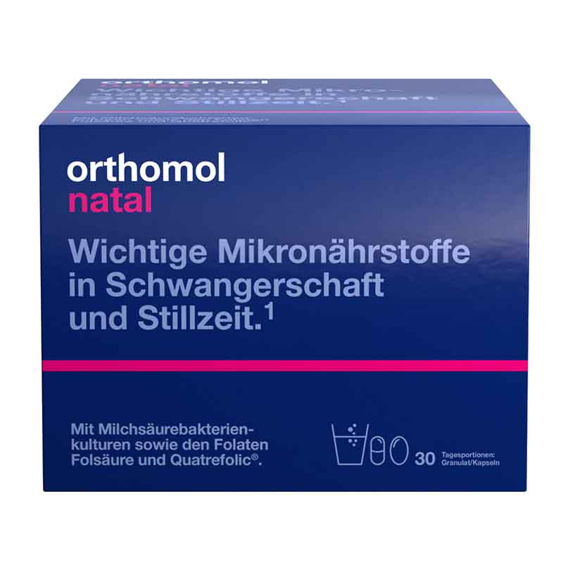 orthomol natal 30er Granulat/Kapseln - Mikronährstoffe