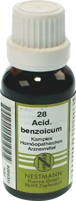 ACIDUM BENZOICUM KOMPLEX Nr.28 Dilution 20 ml Dilution