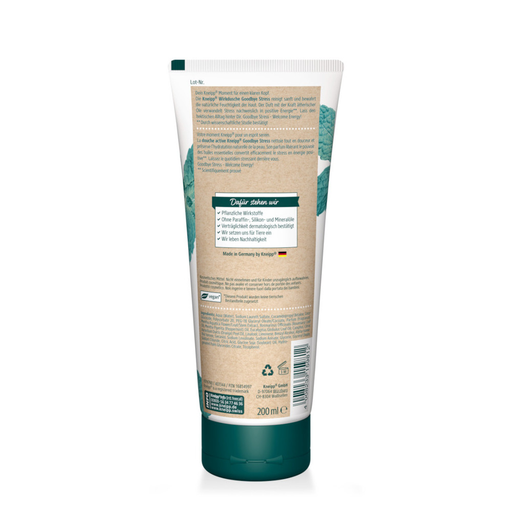 Kneipp Wirkdusche Goodbye STRESS  200 ml Duschgel