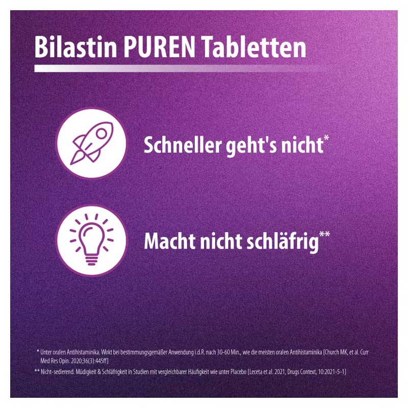 Bilastin PUREN 20 mg 20 St Tabletten
