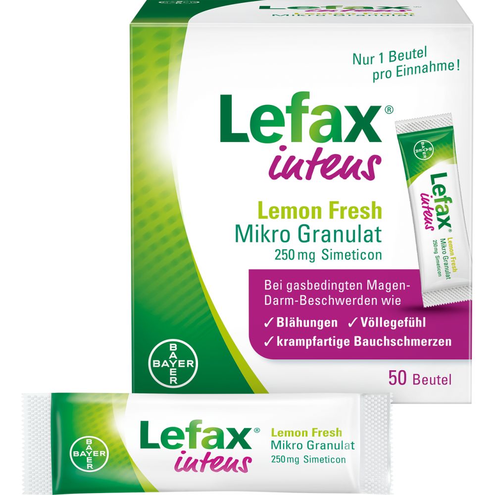 LEFAX intens Lemon Fresh 250 mg Granulat 50 St Granulat