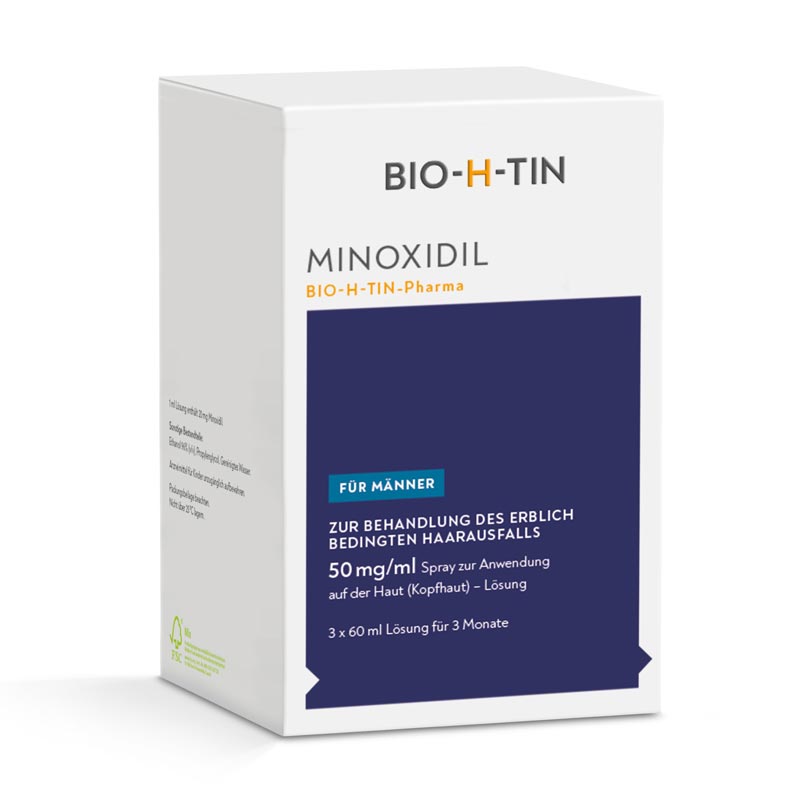 MINOXIDIL BIO-H-TIN Pharma FÜR MÄNNER 3X60 ml Lösung