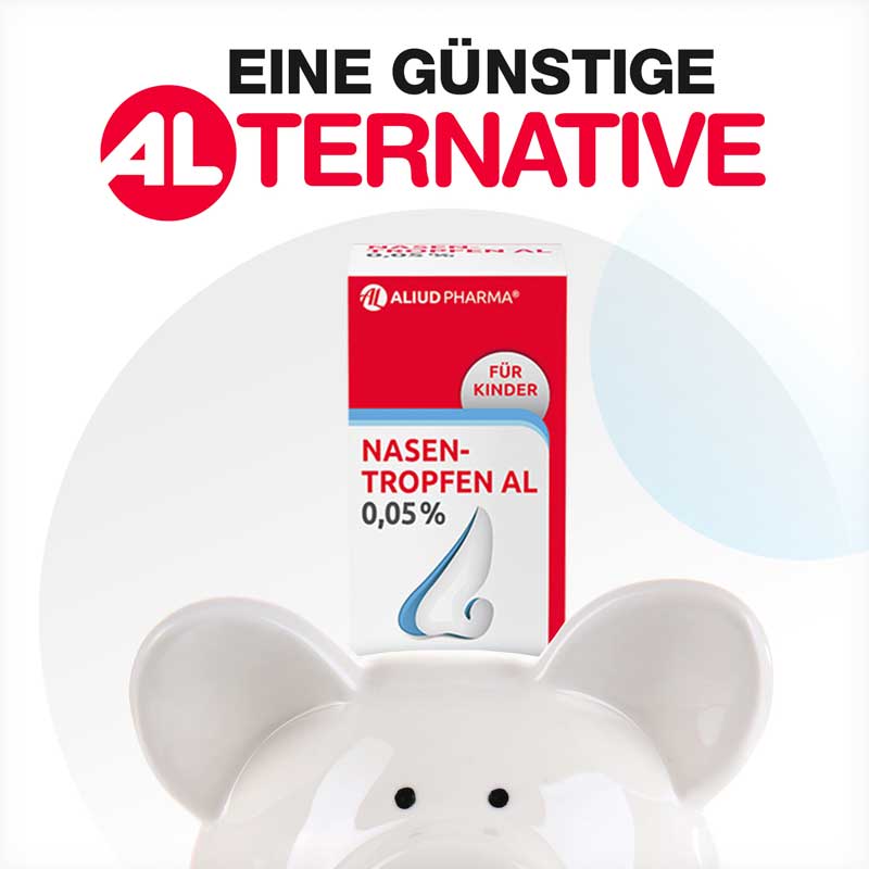 Nasentropfen AL 0,05 % bei Schnupfen