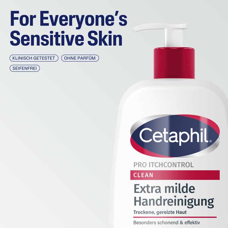 Cetaphil Pro ItchControl Clean Handreinigung 236 ml Flüssigseife