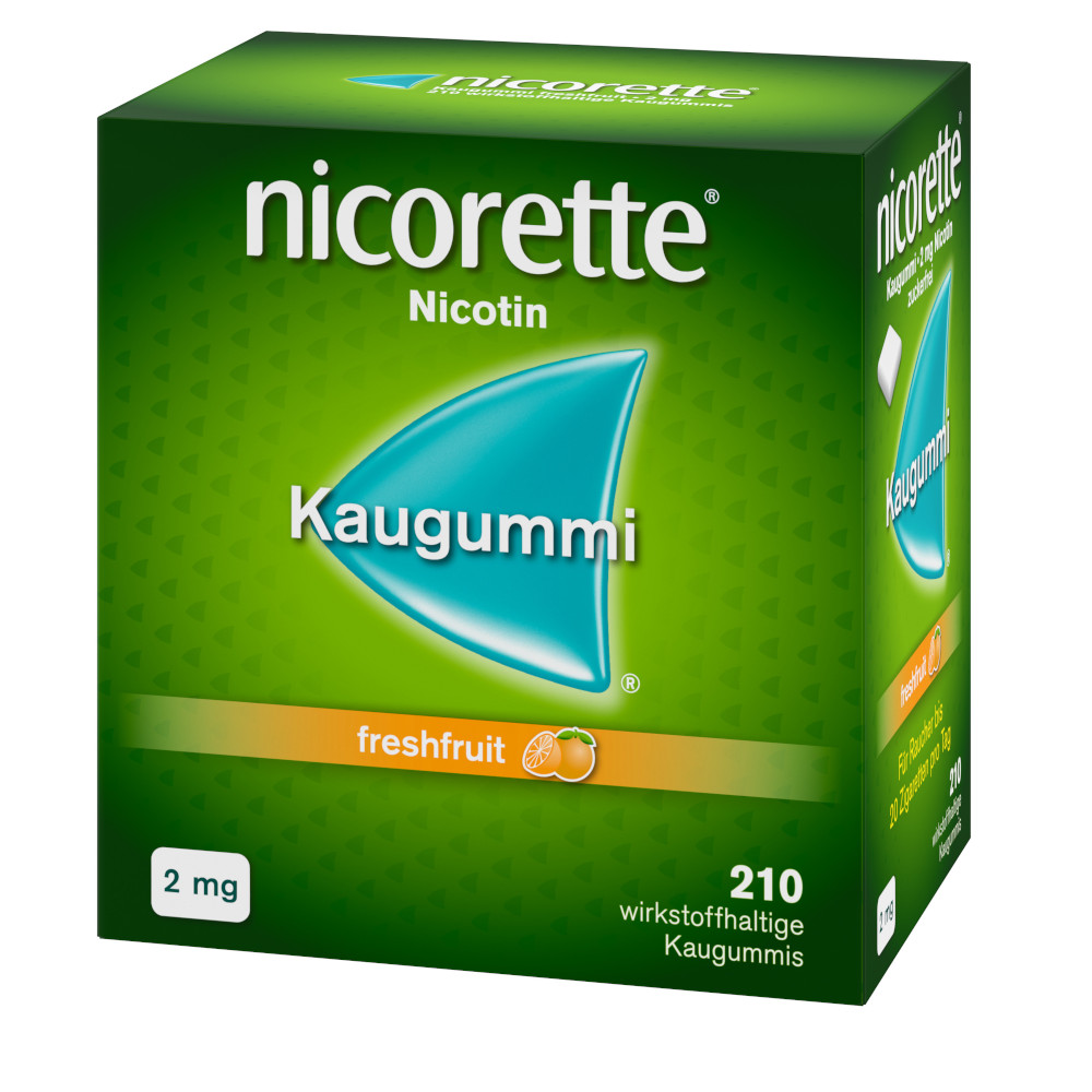 nicorette Kaugummi 2 mg freshfruit