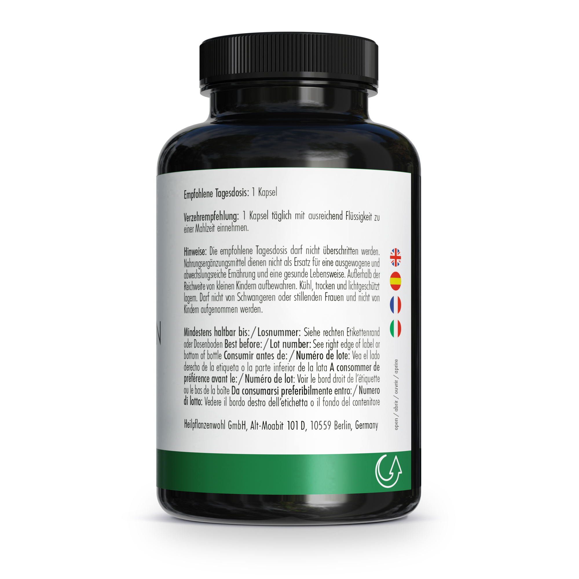 GREEN NATURALS BROMELAIN 500 mg 150 St Kapseln