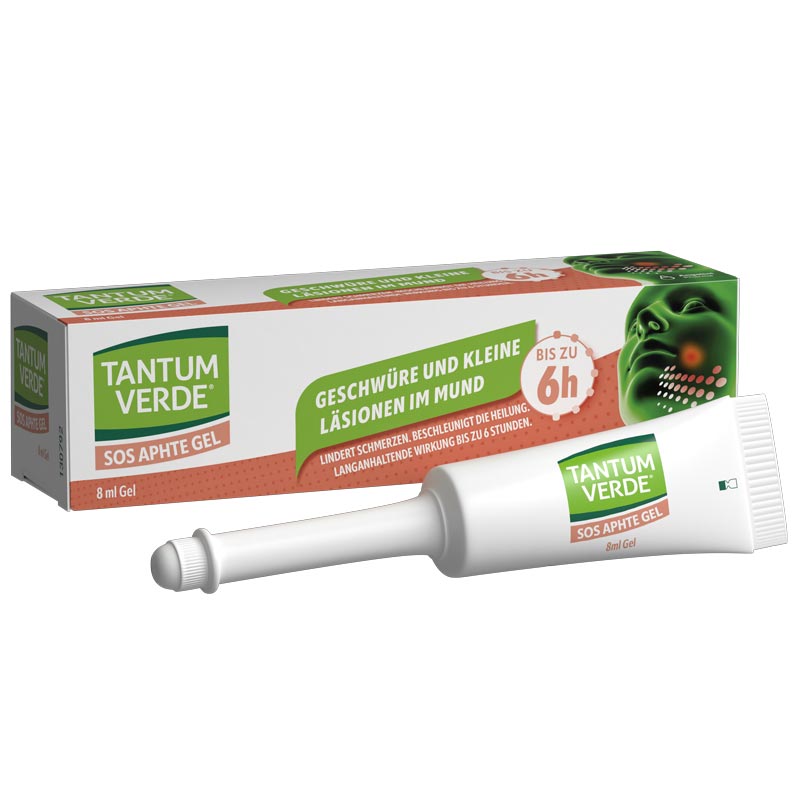 TANTUM VERDE SOS APHTE GEL 8 ml Gel