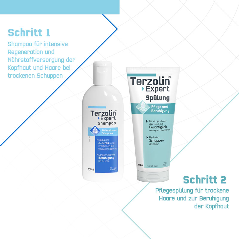 Terzolin Expert Schuppen-Shampoo bei trockener Kopfhaut 200 ml Shampoo