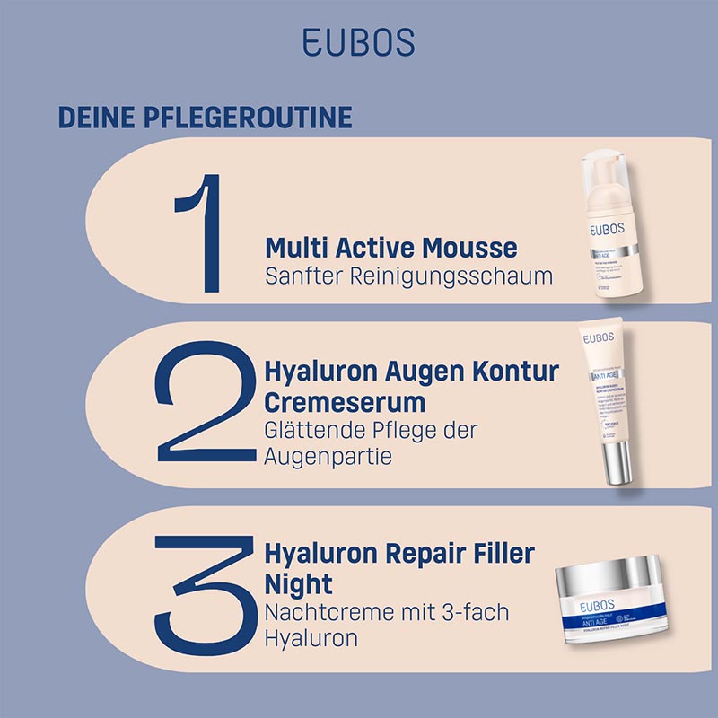 EUBOS SENSITIVE Hyaluron Augen Kontur CremeSerum 15 ml Creme