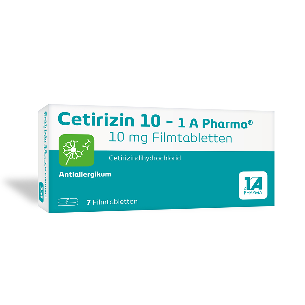 Cetirizin 10 -1 A Pharma 7 St Filmtabletten