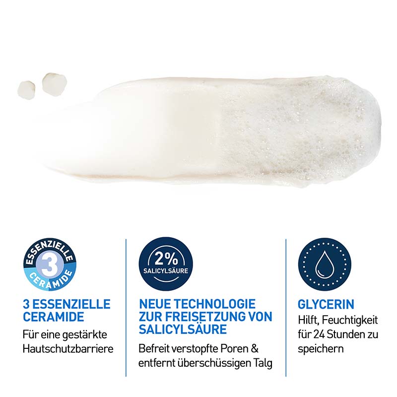 CeraVe Anti-Unreinheiten Tonerde-zu-Schaum Reinigung 118 ml Paste