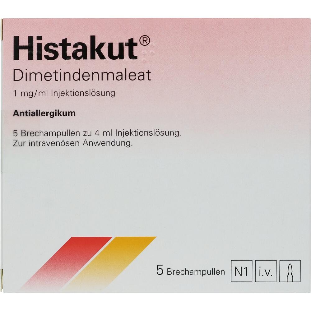 Histakut Dimetindenmaleat 1 mg/ml 5 St Injektionslösung