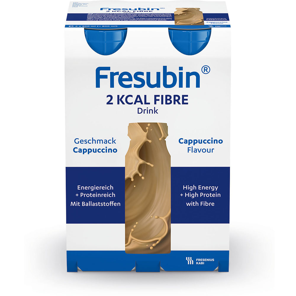 Fresubin 2 kcal Fibre Trinknahrung Cappuccino 24X200 ml Lösung