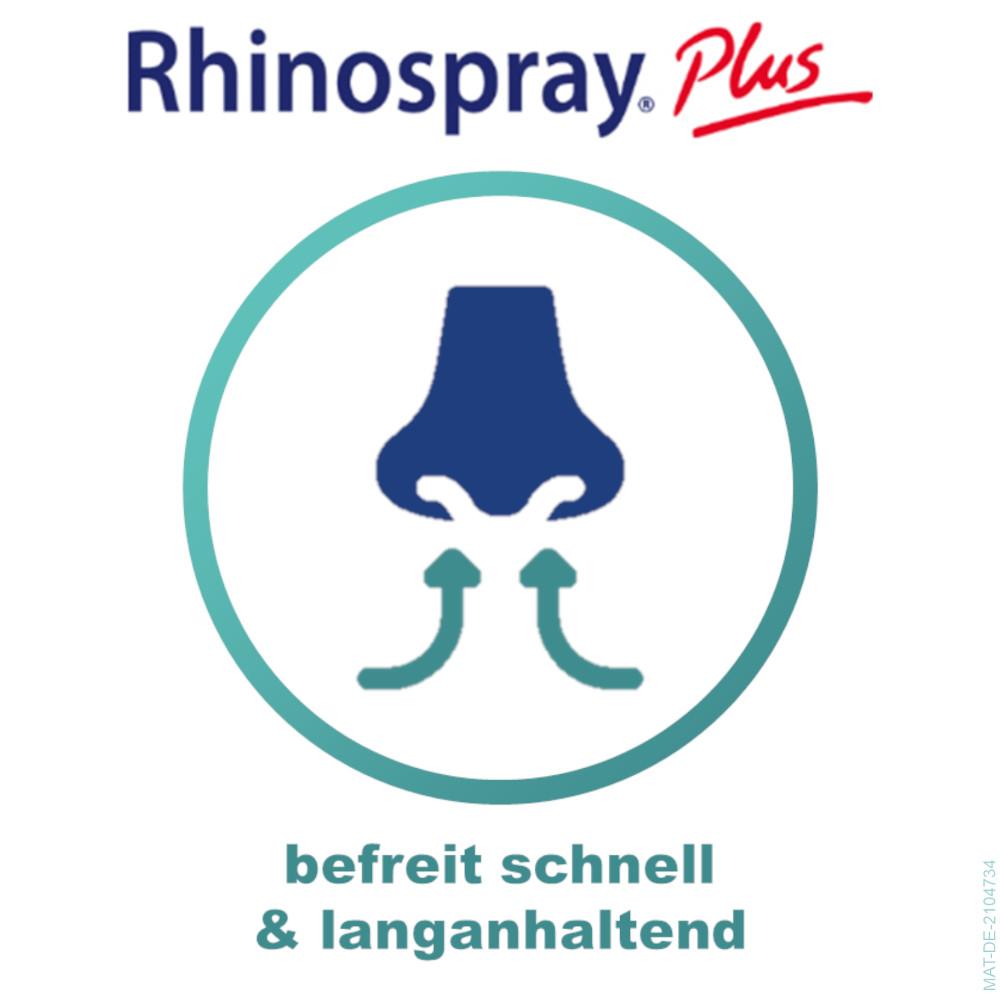 Rhinospray Plus bei Schnupfen Nasenspray Doppelpack 2X10 ml Dosierspray