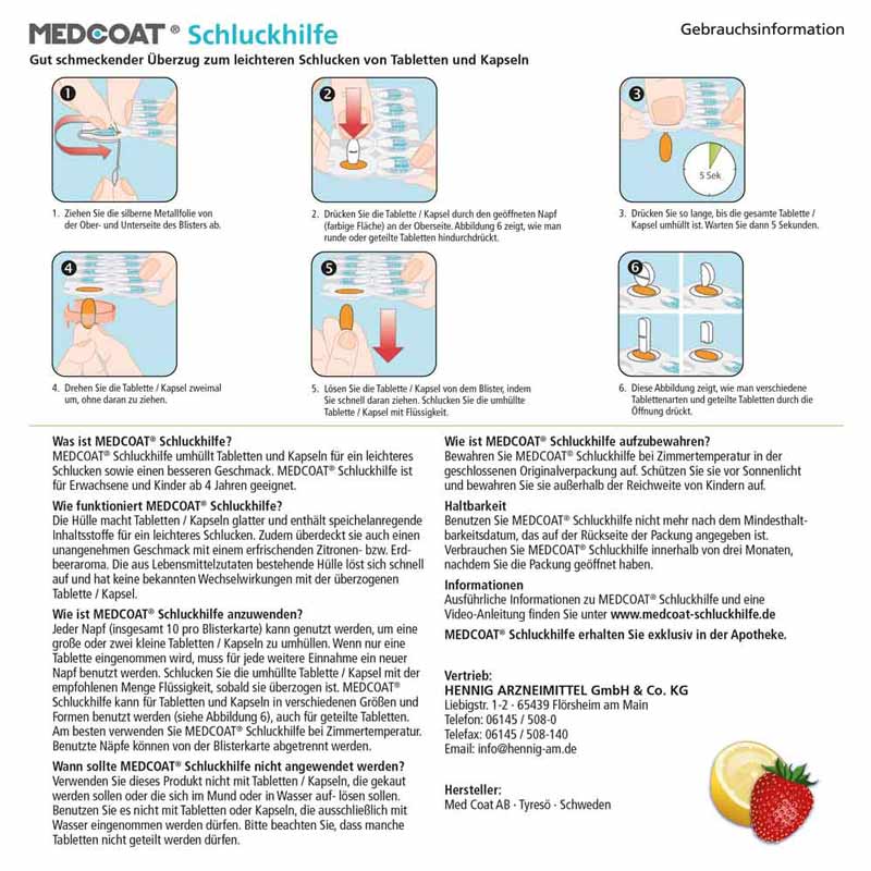 MEDCOAT Schluckhilfe  30 St Gel