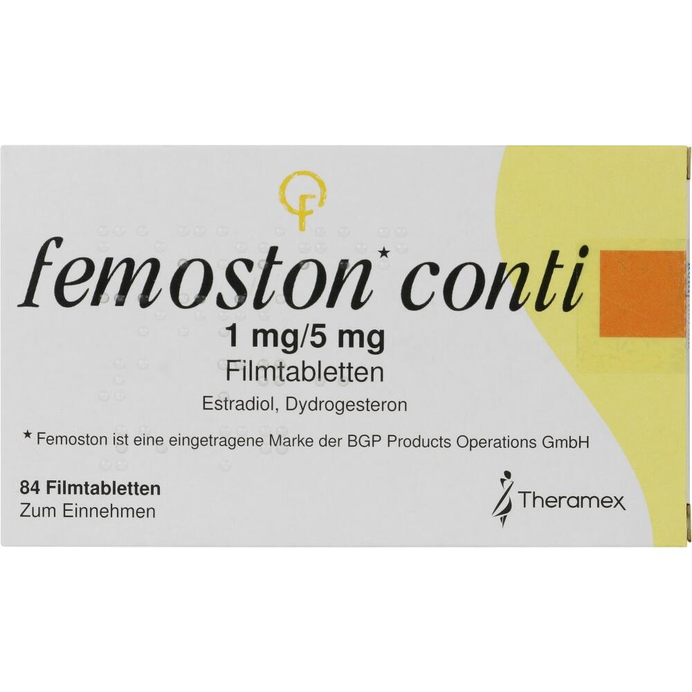 FEMOSTON conti 1 mg/5 mg Filmtabletten 84 St Filmtabletten