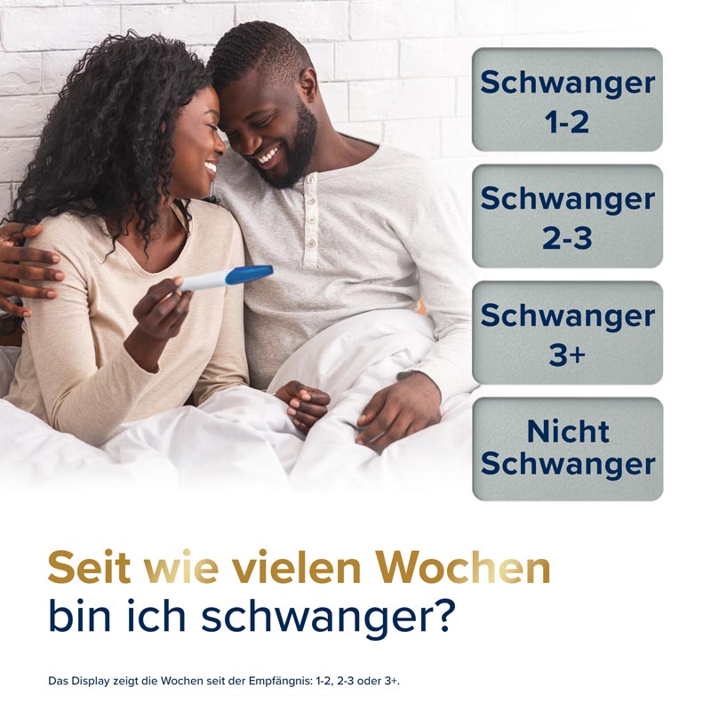 Clearblue Schwangerschaftstest Digital mit Worten &  Wochenbestimmung 2er 2 St Test